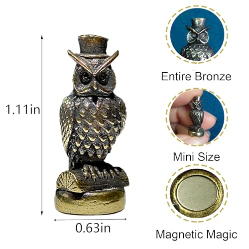 WLHYHH Hinge Heads Decorative Topper Cat Gargoyle Magnet Door Hinge Topper Home Decoration Owl 4 - Image 3
