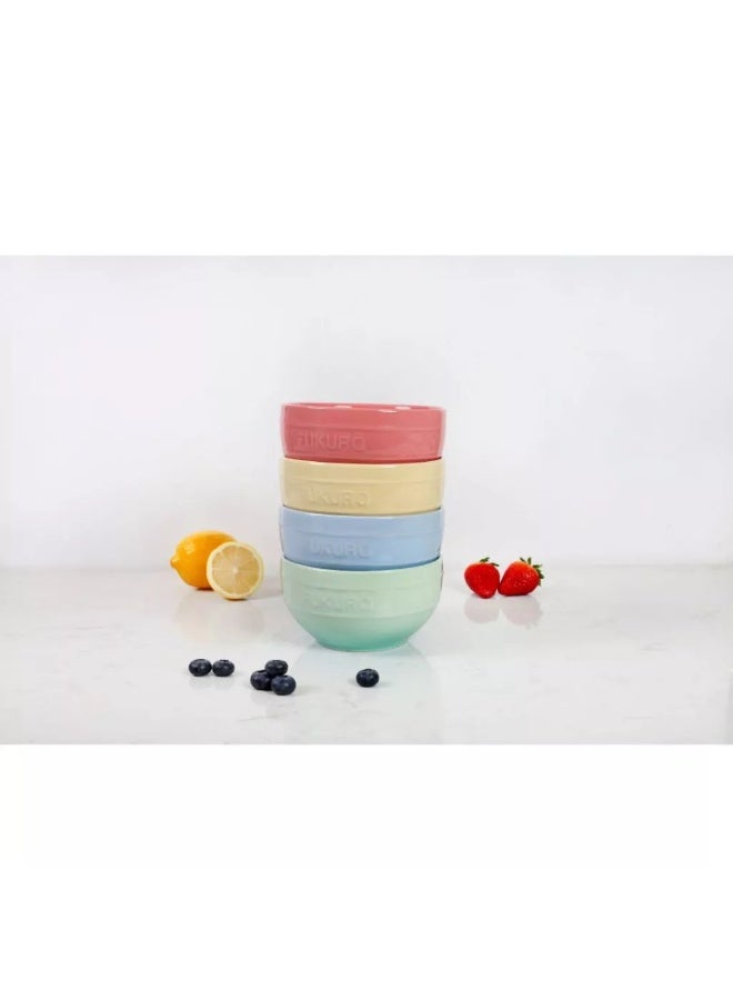 Fukuro Marukon Ceramic Bowl Set (4 Pcs) - Image 3