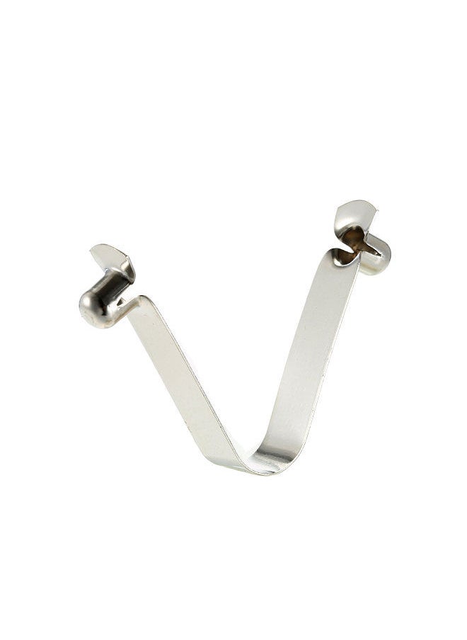 Generic - 6pcs Kayak Paddle Spring Clips Tent Pole Clips Push Button Spring Snap Clip Locking Tube Pin 8mm double pin buttons - Image 1