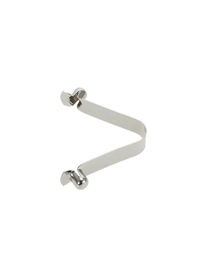 Generic - 6pcs Kayak Paddle Spring Clips Tent Pole Clips Push Button Spring Snap Clip Locking Tube Pin 8mm double pin buttons - Image 1