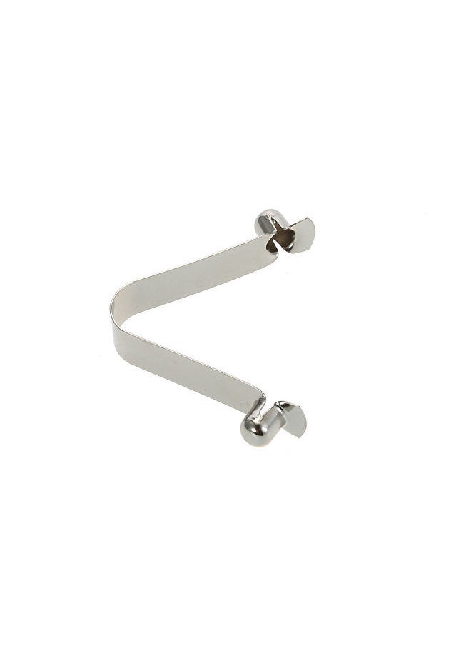 Generic - 6pcs Kayak Paddle Spring Clips Tent Pole Clips Push Button Spring Snap Clip Locking Tube Pin 8mm double pin buttons - Image 1