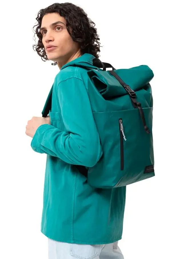 EASTPAK  Up Roll Unisex Large Backpack (With Laptop Compartment) - Tarp Petrol  | Best Price UAE