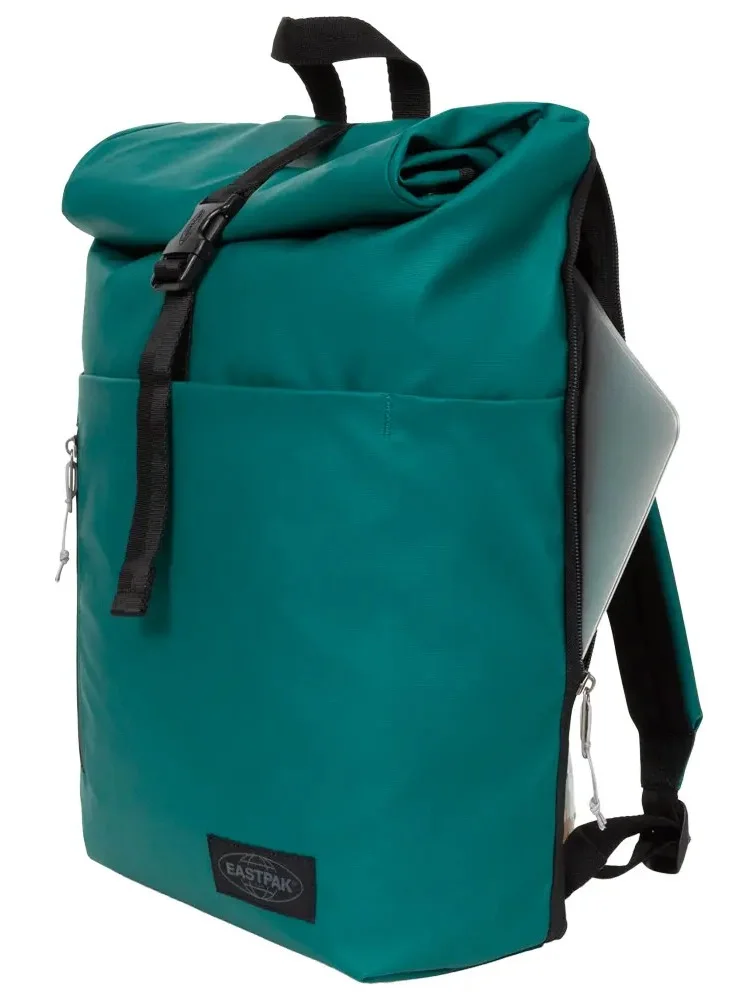 EASTPAK  Up Roll Unisex Large Backpack (With Laptop Compartment) - Tarp Petrol  | Best Price UAE