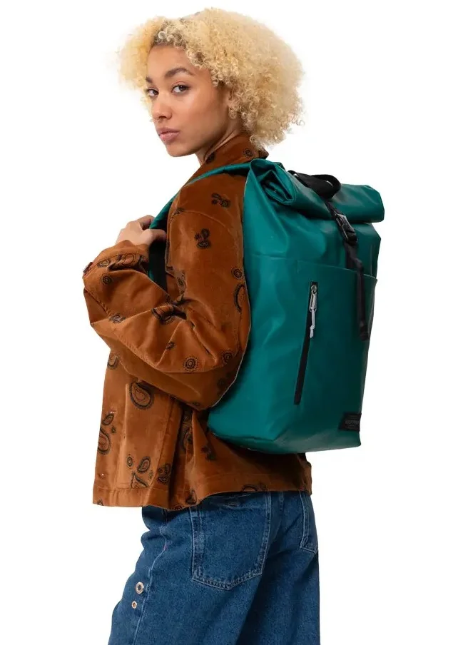 EASTPAK  Up Roll Unisex Large Backpack (With Laptop Compartment) - Tarp Petrol  | Best Price UAE