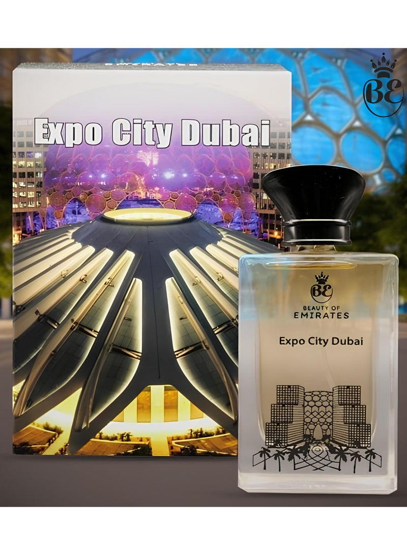 جمال الإمارات – عطر إكسبو الإمارات | جمال المنزل الوسيط | عطر فاخر يدوم طويلاً للجنسين | زجاجة عطر ميستير - 80 مل.  - Image 5