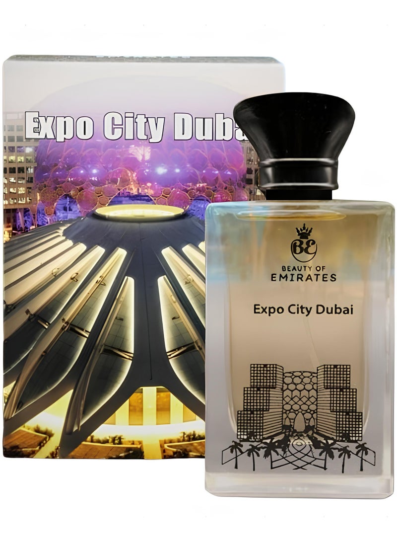 جمال الإمارات – عطر إكسبو الإمارات | جمال المنزل الوسيط | عطر فاخر يدوم طويلاً للجنسين | زجاجة عطر ميستير - 80 مل.  - Image 3
