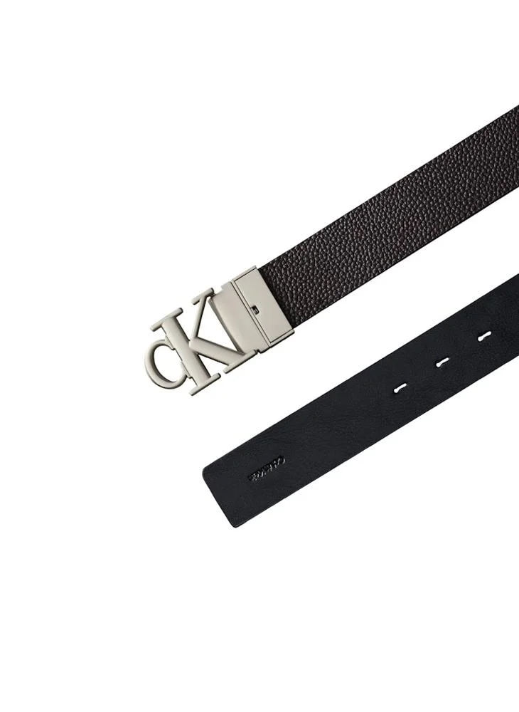 CALVIN KLEIN Tumbled Buckle 35MM Adjustable Reversible Belt
