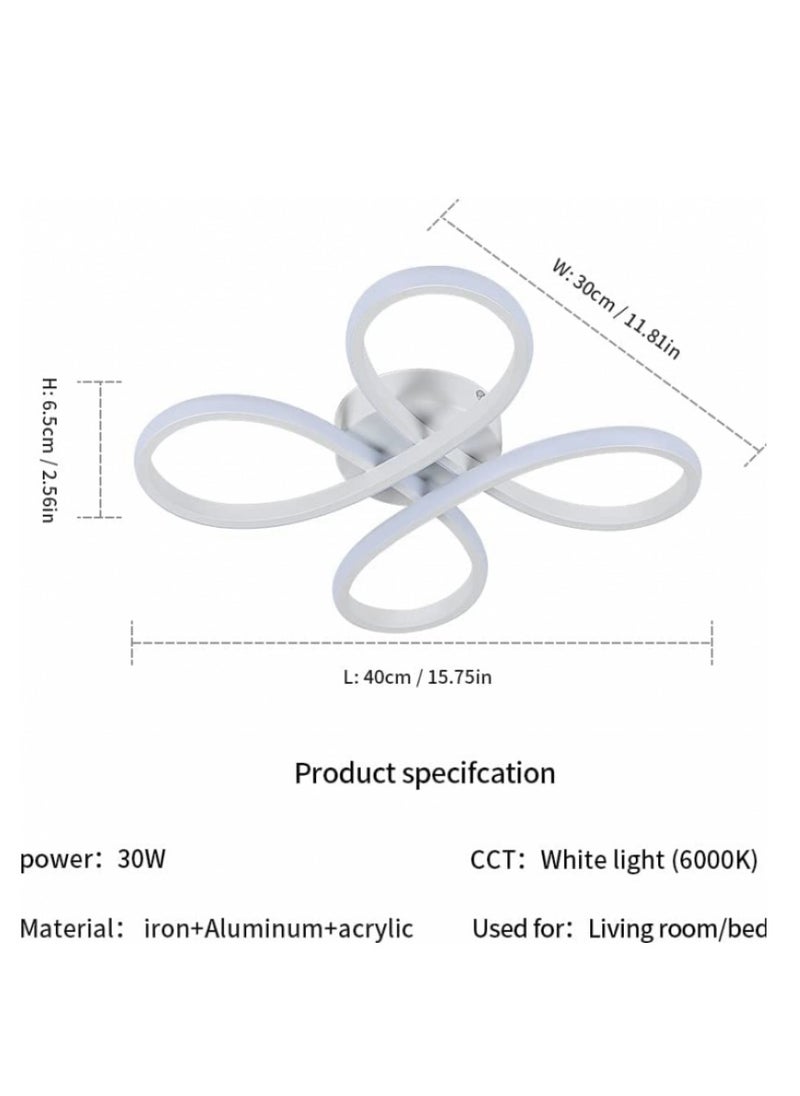 Comely Ceiling Light LED Modern Flower Shape for Living Room Bedroom Dining Room  - Image 3