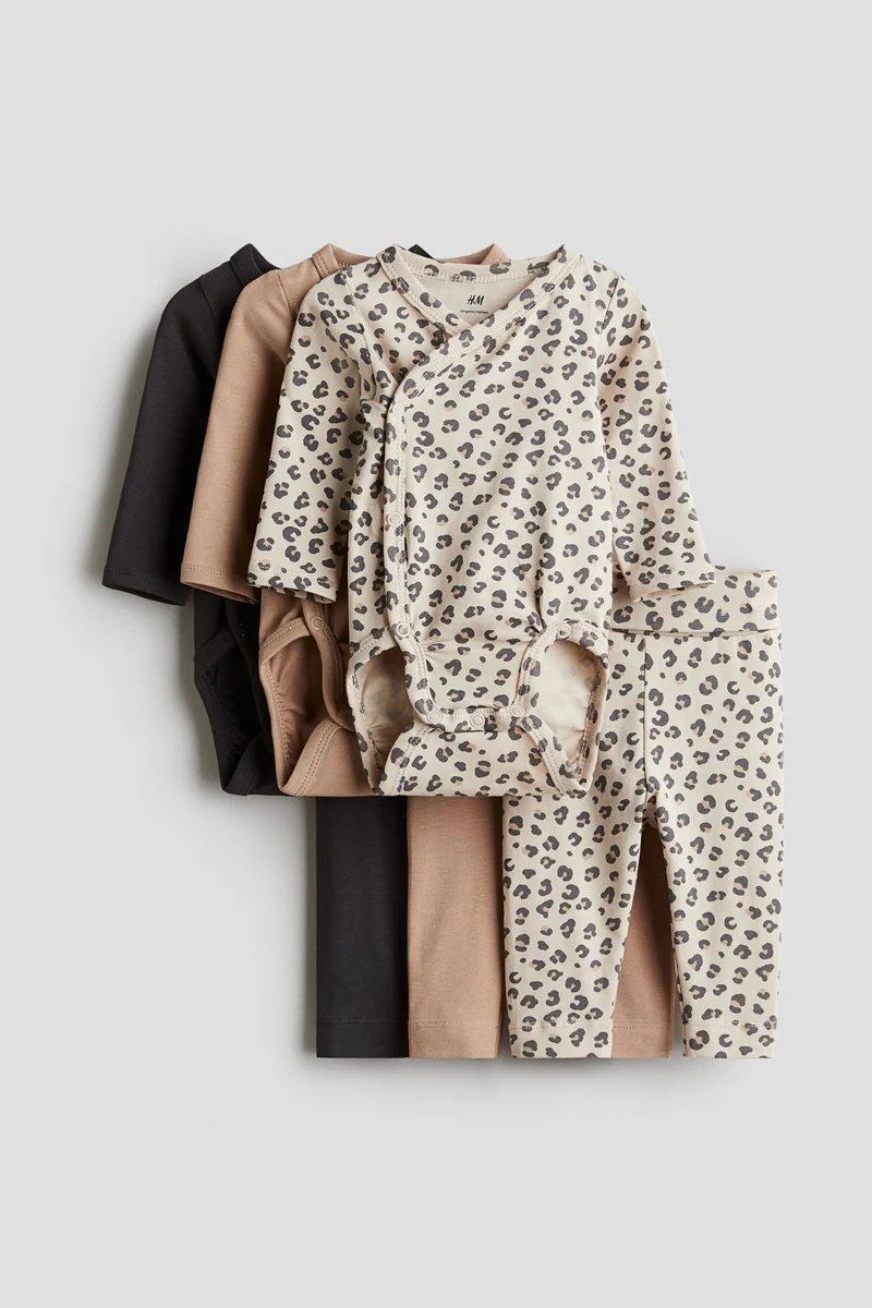 H&M 6-piece cotton set