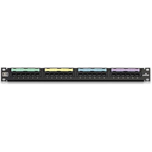 Leviton eXtreme 6+ Universal Patch Panel, 24-Port, 1RU, CAT 6. Cable Management Bar Included, 69586-U24 - Image 5