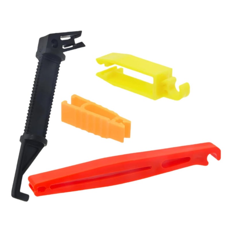 4 قطع مجموعة ملقط سحب الصمامات أدوات إصلاح كهربائية للسيارات والشاحنات والدراجات النارية - Image 1