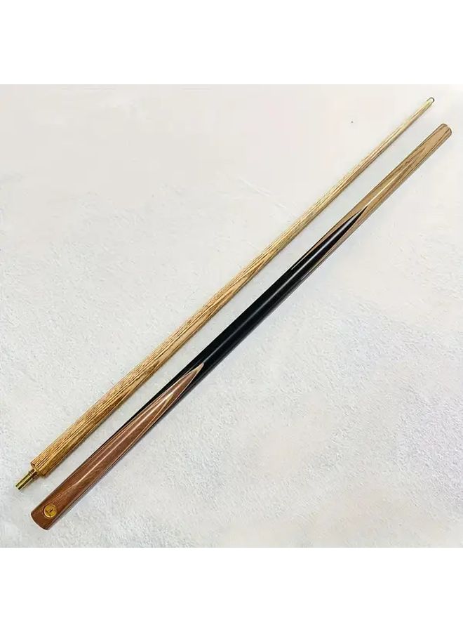 1 2 Split Design Wood Pool Cue Stick 10mm Head English Billiards Rod With Black And Golden Design Half Body Break Portable Durable For Tournaments Practice Compatible With Standard Pool Tables - Image 3