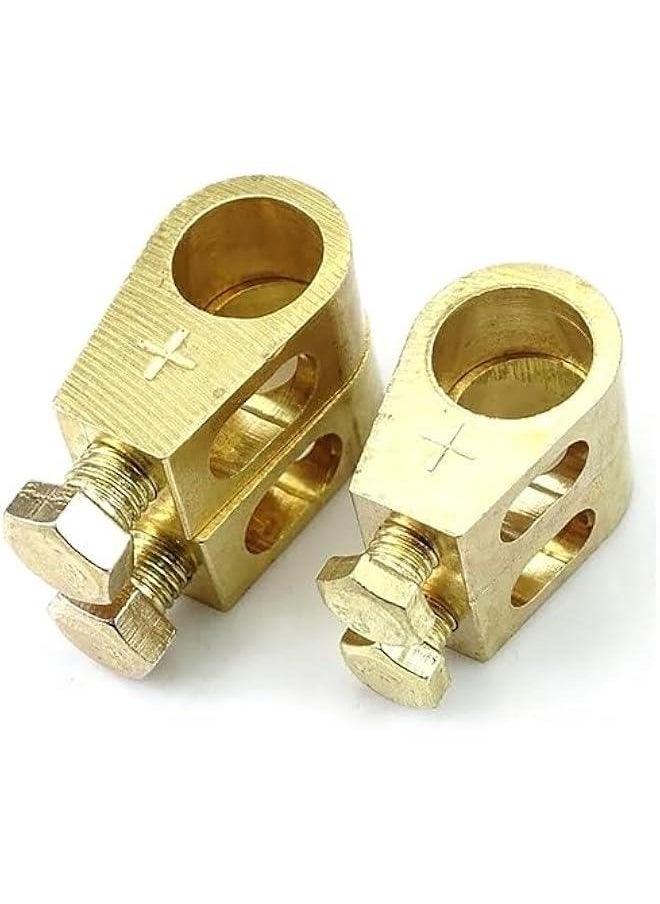 Generic 2024 Pure Copper Battery Terminal, Upgrade Pure Copper Battery Connection Clip Car Battery Terminal Connectors Kit, Battery Terminal Connector Clamps Battery Terminal Connectors  - Image 1