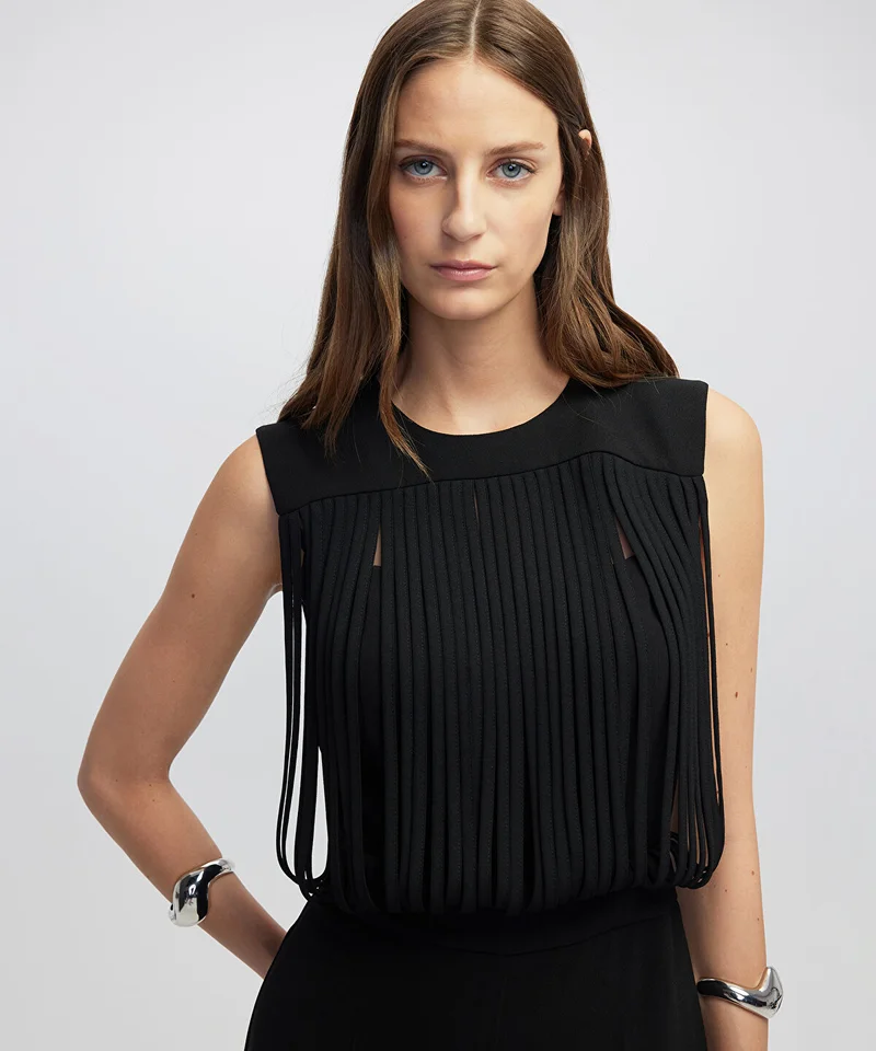 ابيكول Draped Strip Jumpsuit