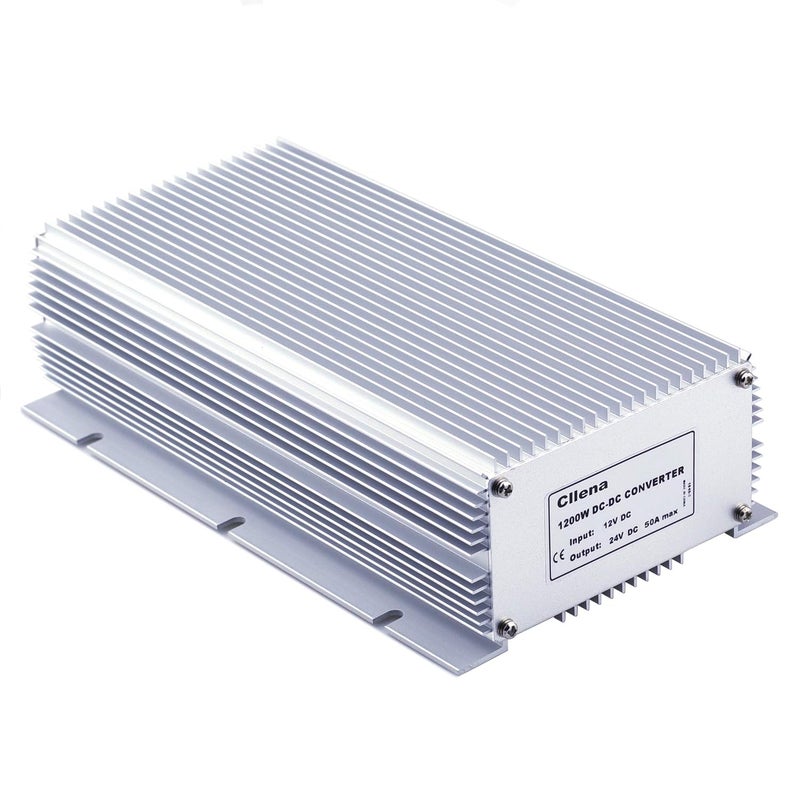Cllena DC/DC 12V to 24V Boost Converter 50A 1200W Step Up Voltage Regulator Module Car Power Supply Voltage Transformer (Input 10V-16V) - Image 2