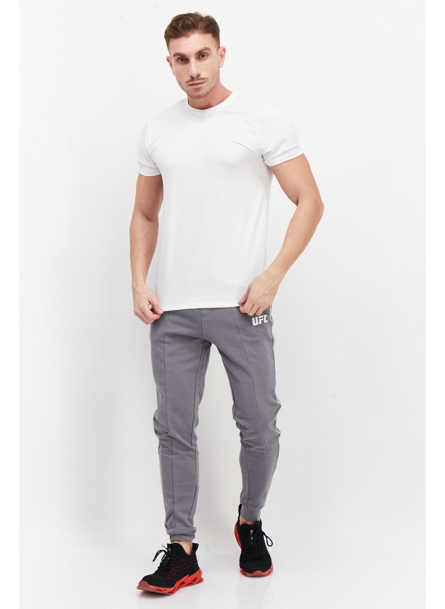Ufc - Men Sportswear Fit Brand Logo Training Jogger Pant, Grey - Image 1