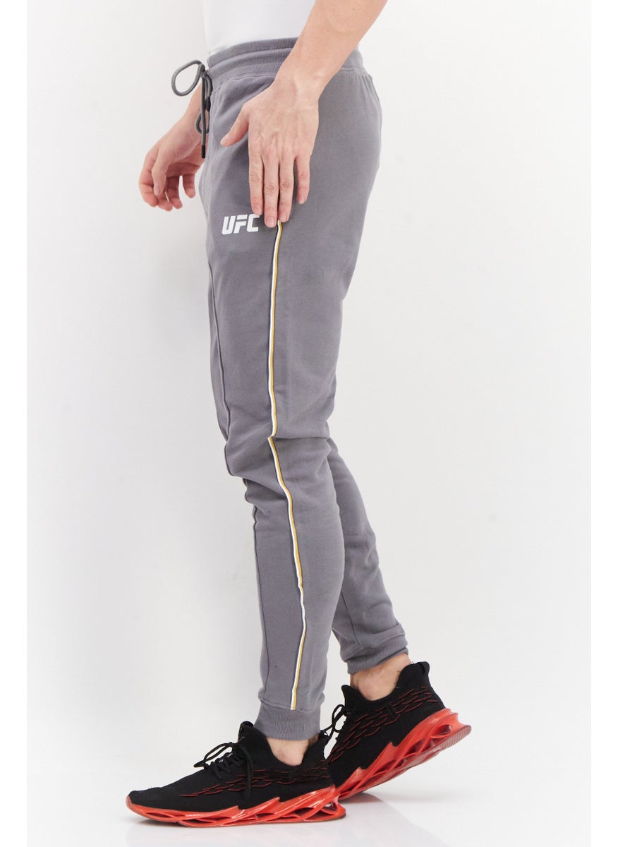 Ufc - Men Sportswear Fit Brand Logo Training Jogger Pant, Grey - Image 1