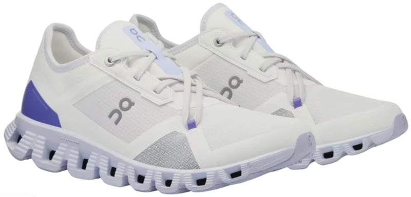 On Women's Cloud X 3 AD Sneakers, Undyed | Nimbus, Blue, Purple, 11 Medium US - Image 3