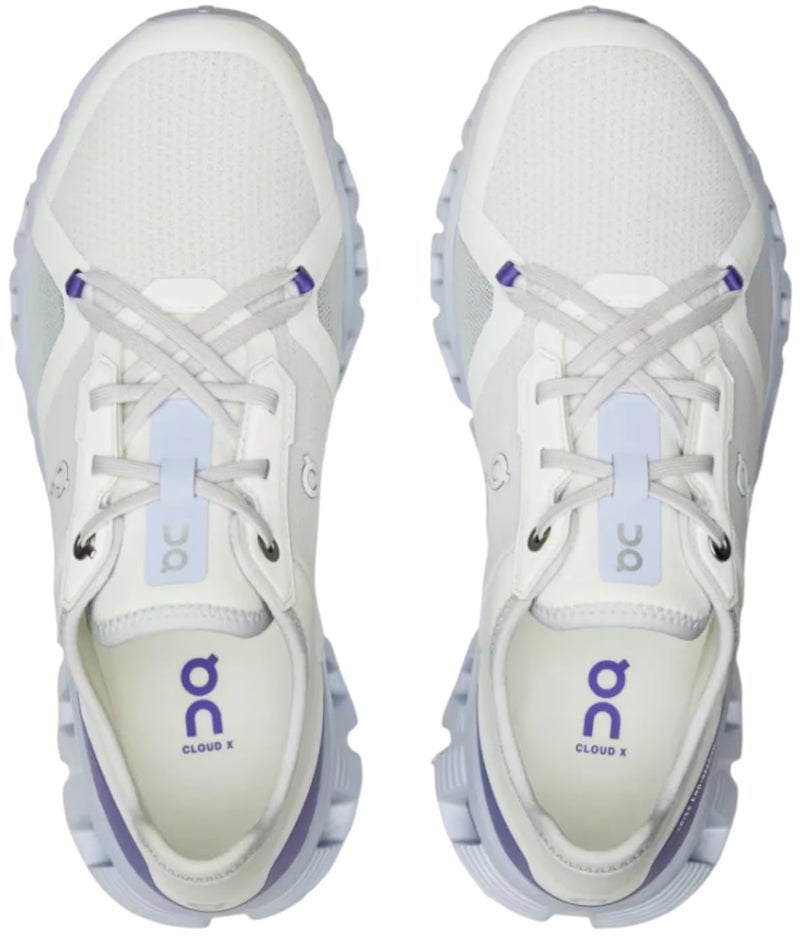 On Women's Cloud X 3 AD Sneakers, Undyed | Nimbus, Blue, Purple, 11 Medium US - Image 5