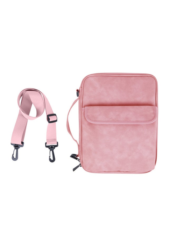 Tablet Bag 11 Inch Men's And Women's Bag Crossbody Bag Advanced IPad Storage Bag 13 Laptop Laptop Inner Bag-Color:Pink-Size:11inch - Image 1