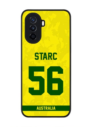 Rugged Black Edge Case for Huawei Nova Y70 , Slim fit Soft Case Flexible Rubber Edges Thin Cover - Player Name - Mitchell Starc, Jersey Number- 56 - pzsku/ZAE26F169D7CD3CF9E7D4Z/45/_/1697269221/8110290a-2075-44de-93ec-4f5fe8f076f2