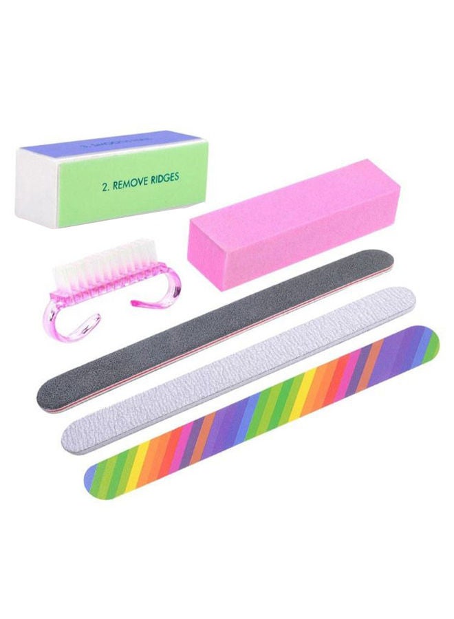 NIBEMINENT 6-Piece Nail Manicure Tool Set Multicolour - Image 1