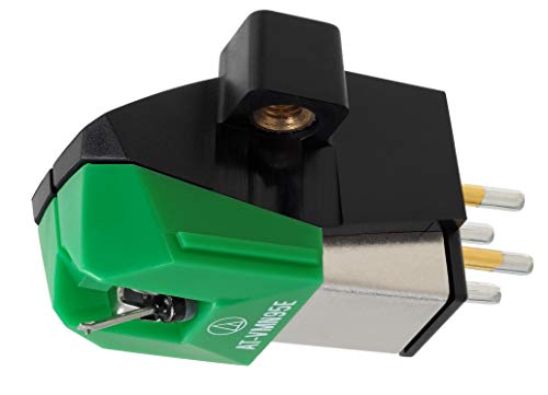 Audio-Technica AT-VM95E Dual Moving Magnet Turntable Cartridge Green - Image 1