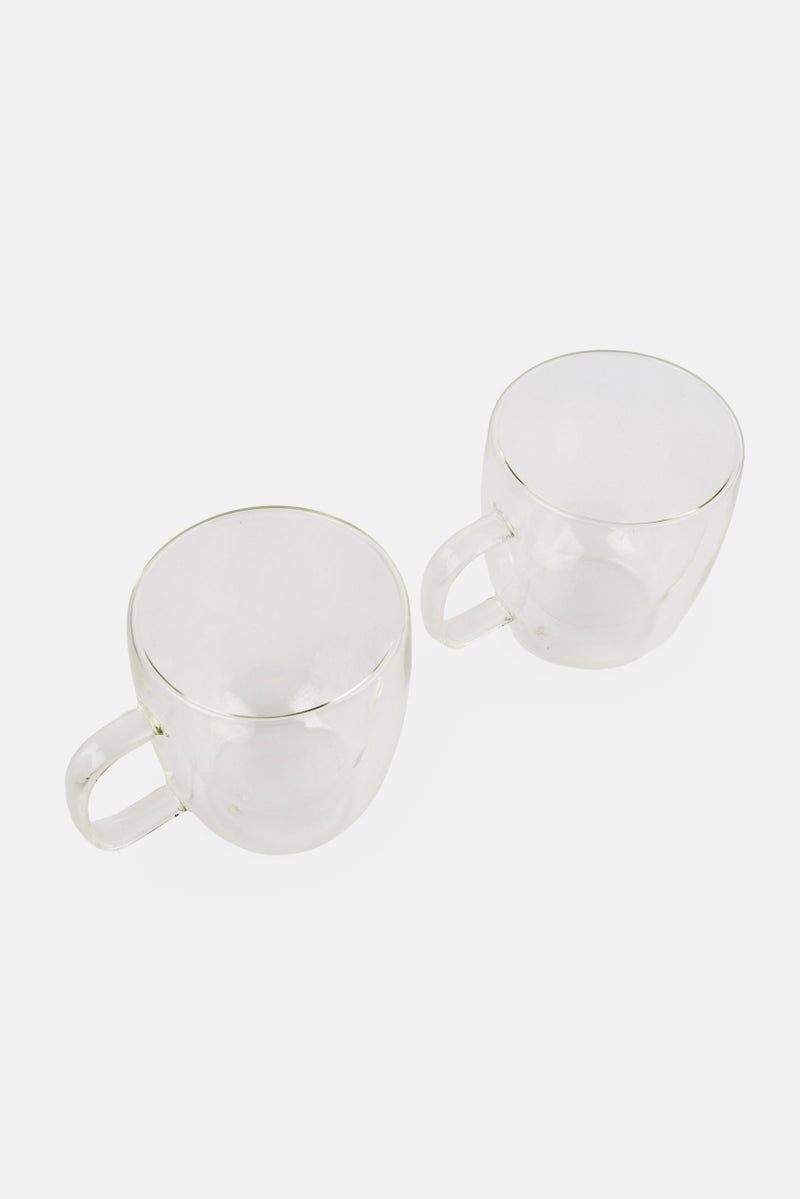Bombay 2 Piece Insulated Double Wall Coffee Mug, Transparent - Image 3