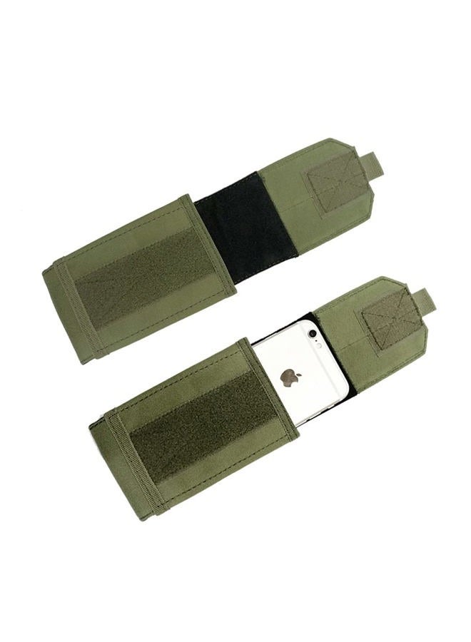 GZWER Universal Tactical Molle Mobile Phone Holster Belt Smartphone Strap Pack Utility Military Small Pouch Mini Waist Bag for iPhone 12ProMax/12Pro/12/11ProMax/11/X/8P/8/7P/7/6 5.5" Phone - Image 4