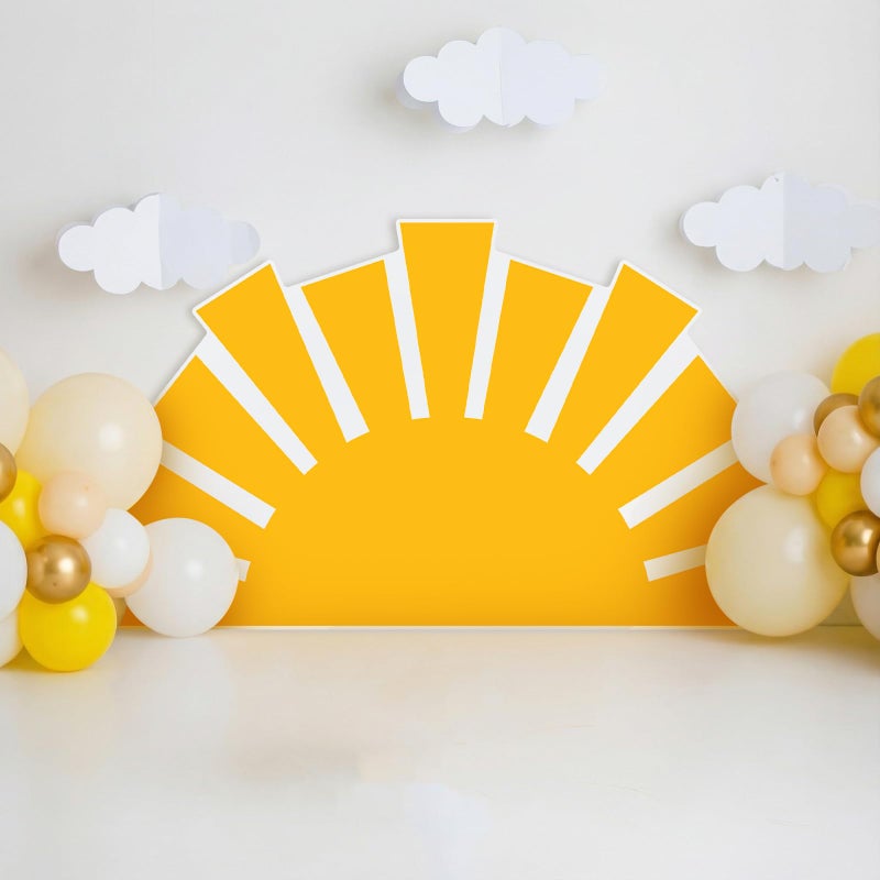 Colingmill 3ft Sunshine Baby Shower Party Decoration a Little Ray of Sunshine Is Almost Here Baby Shower Cardboard Cutout Standup Party Photo Props Back Drops for Birthday Wedding Anniversary Supplies - Image 1