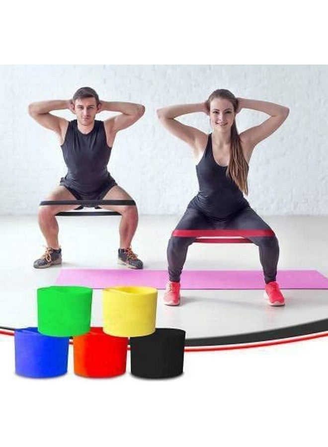 COMODO Resistance Loop Exercise Bands for Squats, Hips, Legs, Butt, Glutes and Heavy Workouts Physical Therapy, Rehab, Stretching, Home Fitness (Set of 5), Natural Rubber - Image 5