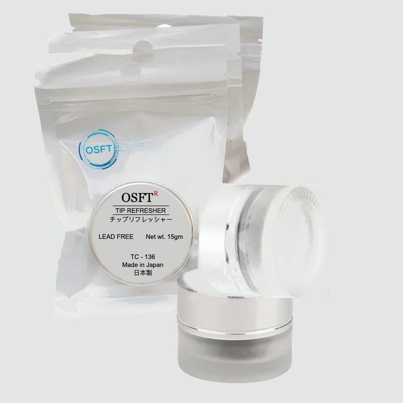 OSFT Lead-Free Tip Tinner or TIp Refreher, Net Wt -15g (Made in Japan) Uses for Soldering or Desoldering Iron Tip Cleaning. (Pack of 1) - Image 5