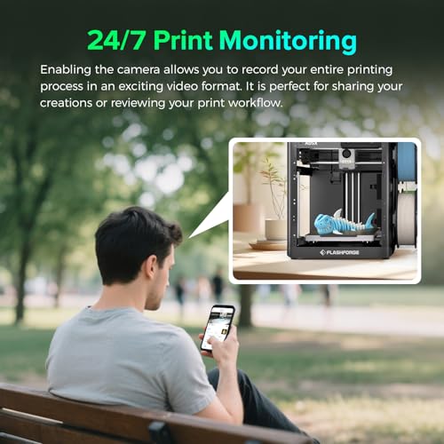 FLASHFORGE Camera Kit for Adventurer 5M/Pro/AD5X 3D Printer, Real-time and Remote Monitoring, Compatible with Flash Maker App, 3D Printer Parts for AD5M/AD5M PRO/AD5X - Image 4