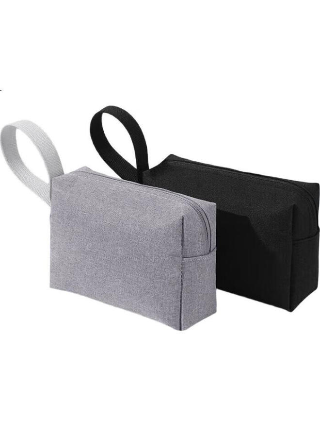 BUBM Cable Organizer Bag For Laptop Power Cord, Charger, Earphones, Usb Flash Drive, Digital Accessories, Mouse Storage Box, Grey - Image 1