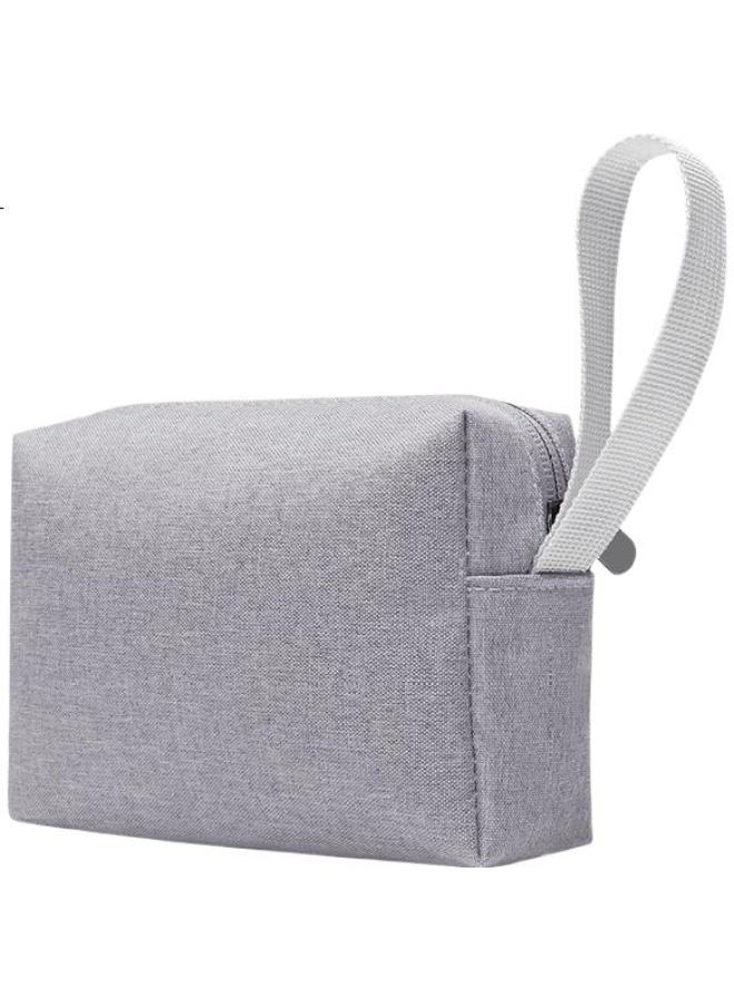 BUBM Cable Organizer Bag For Laptop Power Cord, Charger, Earphones, Usb Flash Drive, Digital Accessories, Mouse Storage Box, Grey - Image 3
