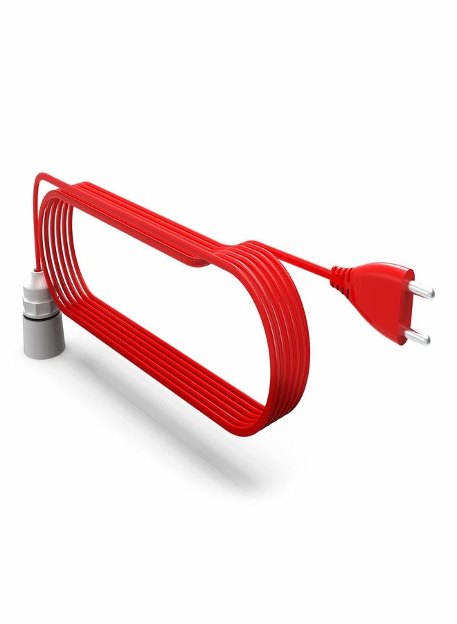 Fybros Extension Wire Holder, Wire Link Bulb Holder with 5 Meter Extension Wire Suitable For Home And Office Use, Made In India, Pack of 1 - Image 1