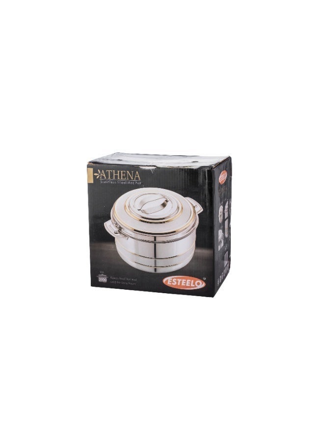 Esteelo Athena stainless steel container inside and out, capacity 8 liters - Image 3