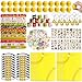 Kolewo4ever 294 Pieces Softball Party Supplies Softball Themed Birthday Gift Goodie Bags 24 Set Mini Foam Stress BallsSlap Bracelet Keychain Charm Bracelets Softball - Image 3