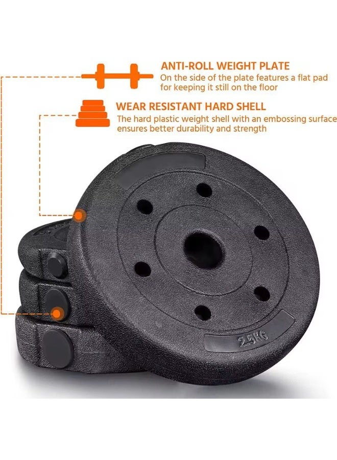 SportQ Sport Q Dumbbell Plates or Dumbbell Disc Weight Lifting Slice Dumbbell Hoop (1 Piece) - Image 5