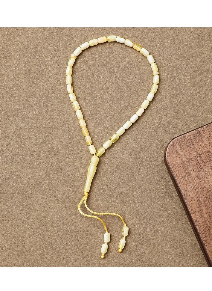 GRKC prayer beads33 Beads Acrylic Tasbih Prayer Beads – Lightweight, Durable, Perfect for Daily Use  - Image 1