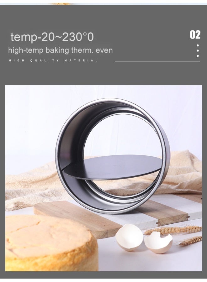 chefmade Black Non-Stick Removable Bottom Cake Pan - Image 3