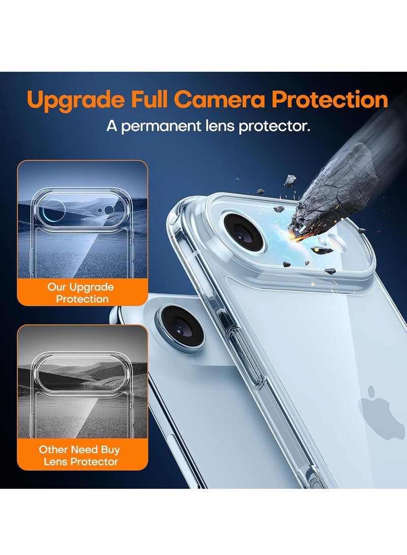 Houmt iPhone 17 Air Case Not-Yellowing Camera Protction Cover for iPhone 17 Air Slim Thin Phone Case for iPhone 17 Air 6.5 inch - Image 3