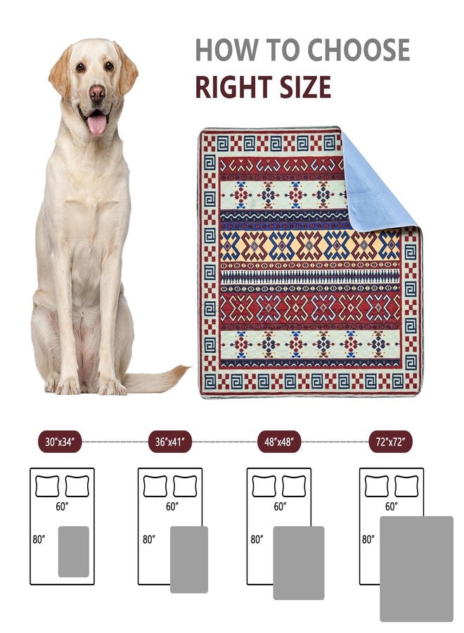 Qeils Washable Pee Pads, Reusable Puppy Pads Super Absorbent Leakproof Dog Training Pads, Non-Slip Wee Wee Pads for Crate, Floor, Potty Pads Feeding Mat Dog Pee 2 Pack 36"x41" - Image 5