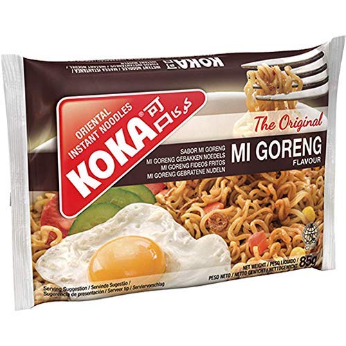 KOKA Instant Noodles - Mi Goreng Flavour (85 Gm X Pack Of 9) "(Halal Certified)" - Vegetarian - Image 4