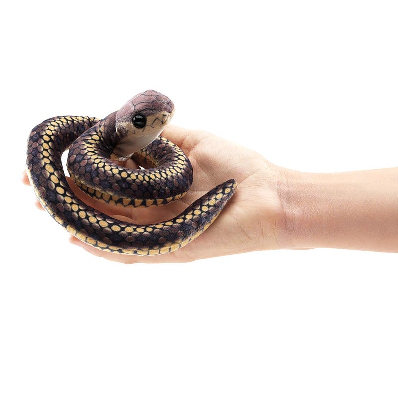 Folkmanis Mini Snake Finger Puppet Brown 1 EA - Image 4