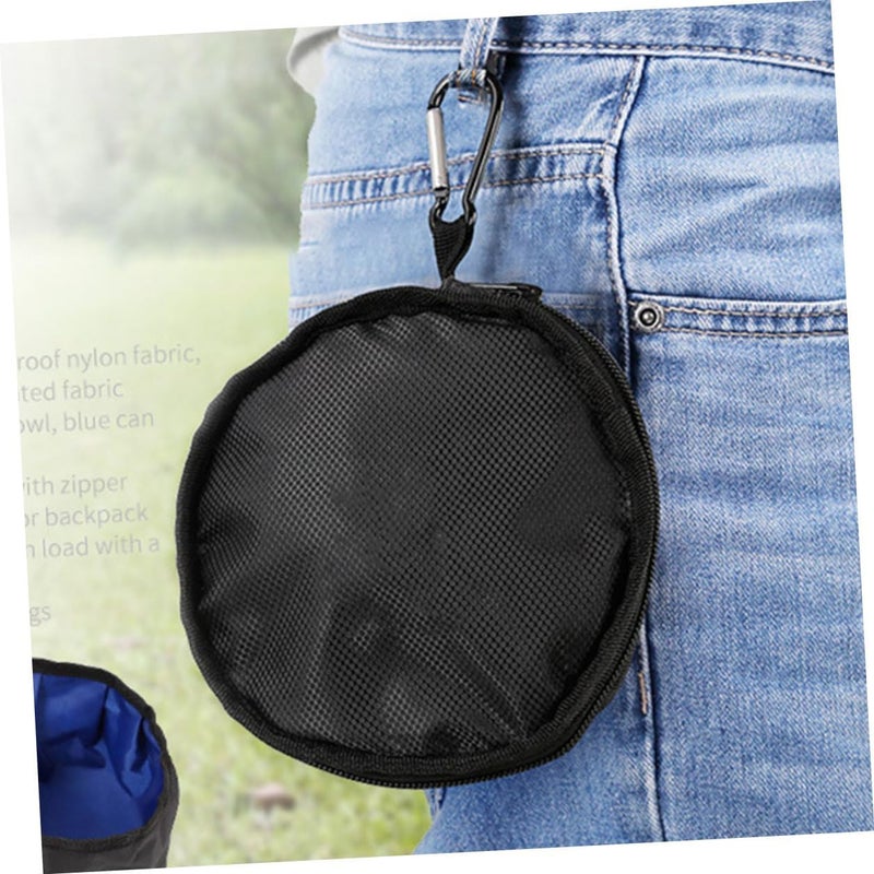 SHOWERORO Portable Folding Dog Bowls Double Set Lightweight Travel Pet Feeding Bowls Outdoor Use for Dogs and Cats - Image 2