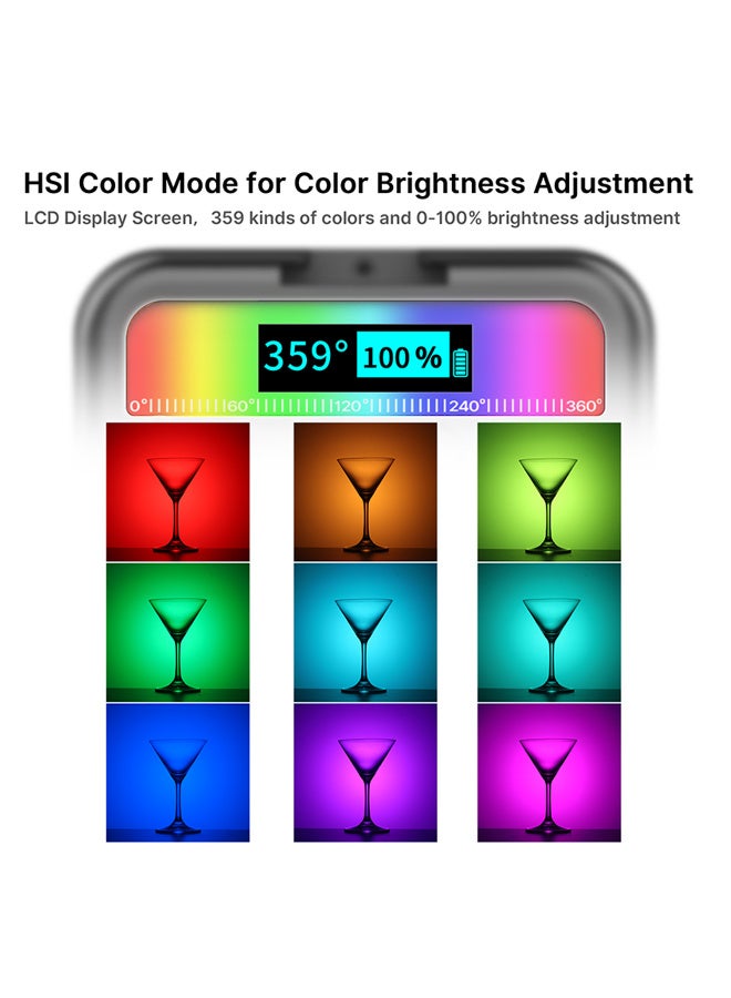 Ulanzi 3 in 1 Portable Set Mini Fill Light LED Panel VL49 Magnetic Attraction For Selfie Video Tiktok Vlog Live Broadcast Youtuber Product Shooting Picture - Image 3