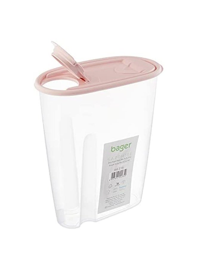 Bager - Plastic Grain Container with Cover 2.2L - Image 1
