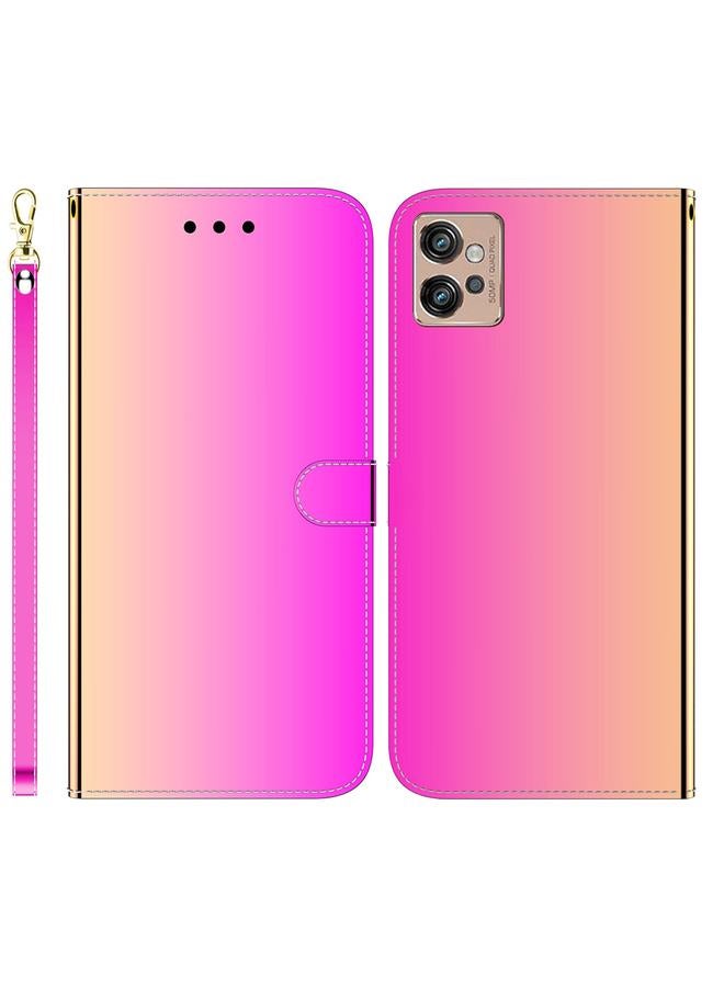 S-TOP Case For Motorola Moto G32 Imitated Mirror Surface Flip Leather Phone Case - Image 1