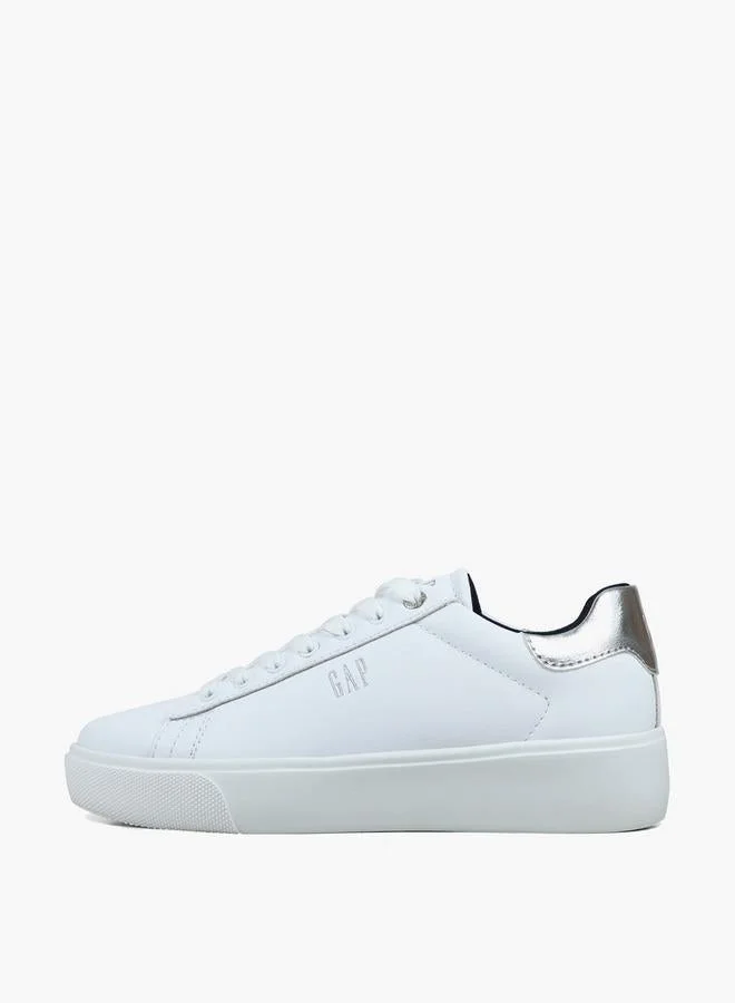 GAP WHITE Women'S Cary Lace-Up Sneakers - Gpw5214000061 for Women | Best Price UAE